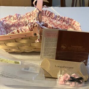 2007 Longaberger Horizon of Hope Rosebud Basket